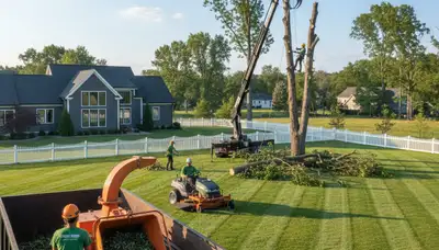 Professional lawn care and tree removal in Cleveland, OH by Chop Chop Tree experts