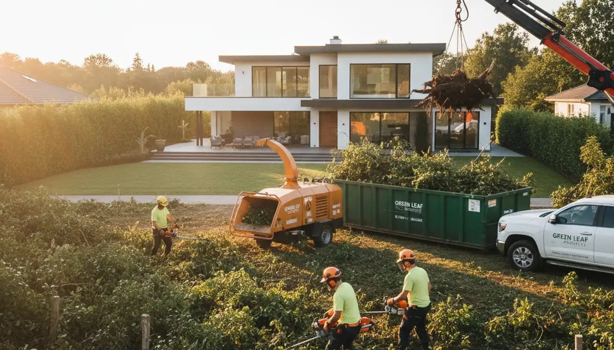 Professional shrub removal service in Cleveland, OH by Chop Chop Tree landscaping experts