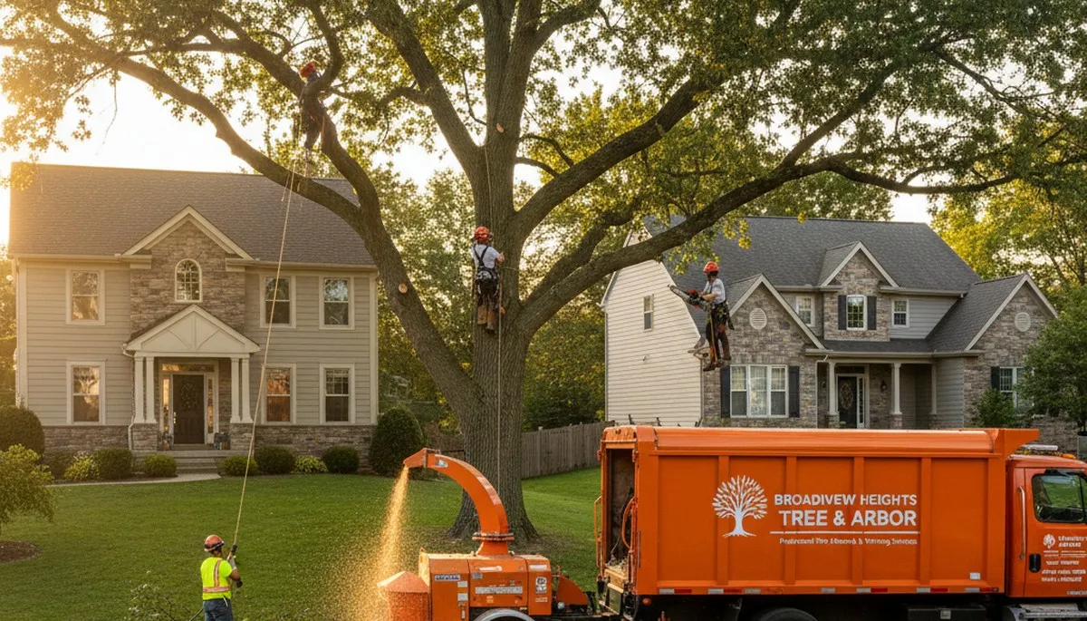 Professional tree removal service in Cleveland, Ohio by local certified arborists