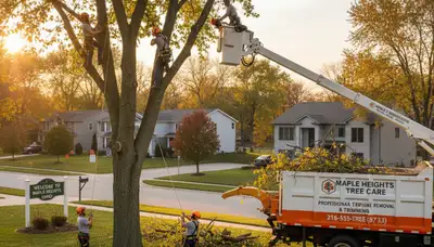 Professional tree removal service in Cleveland OH by local certified arborists